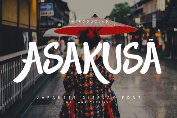 Asakusa: A Modern Japanese Display Font That Elevates Small Business Branding