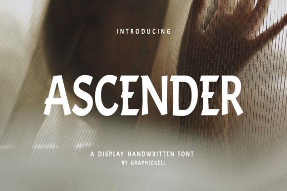 Ascender: A Playful Display Font for Editorial Warmth