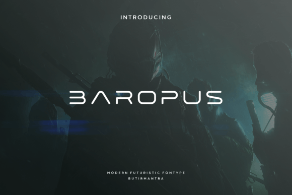 Baropus: A Display Font That Feels Like a Deep Breath
