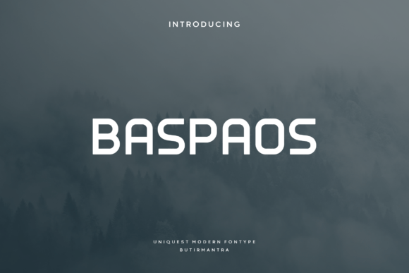 Baspaos: A Display Font That Elevates Digital Branding