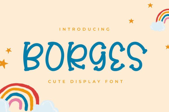 Borges: A Playful Display Font for Editorial Charm