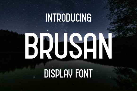 Brusan: A Display Font That Makes Handmade Labels Shine