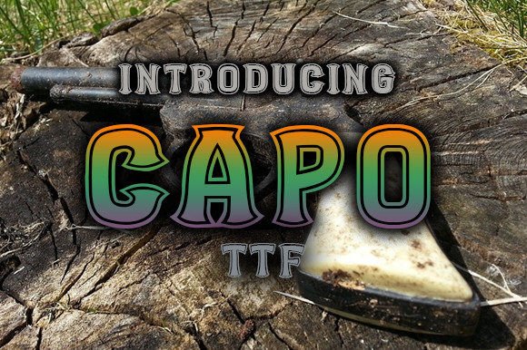 Capo Display Font for Small Business Branding