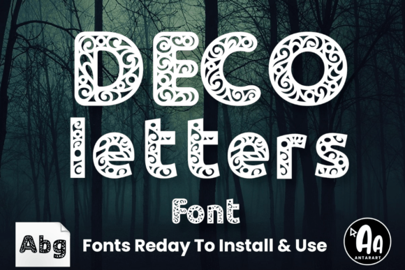 Deco Letters: A Display Font That Elevates Real Business Branding