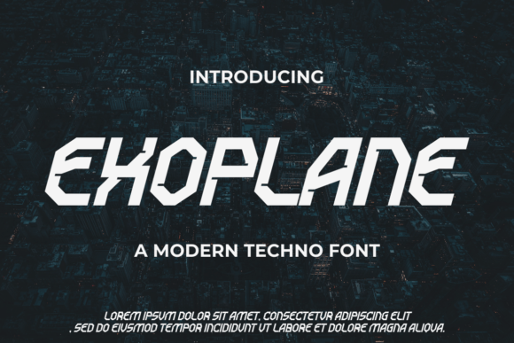 Exoplane: A Bold, Authentic Display Font for Real Branding Work
