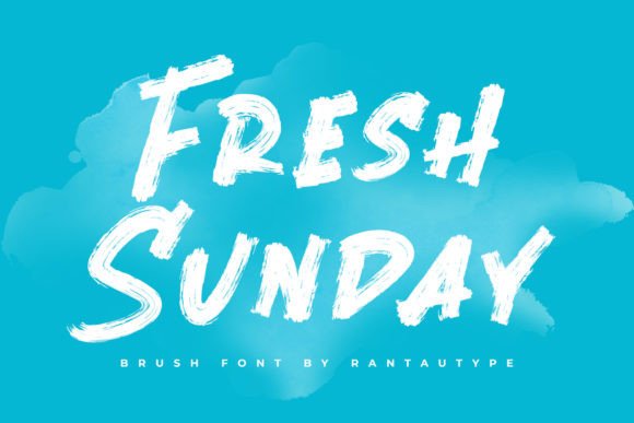 Fresh Sunday: A Vibrant Display Font for Small Business Branding