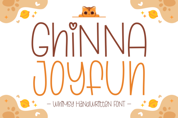 Ghinna Joyfun: A Playful Display Font for Handmade Creators