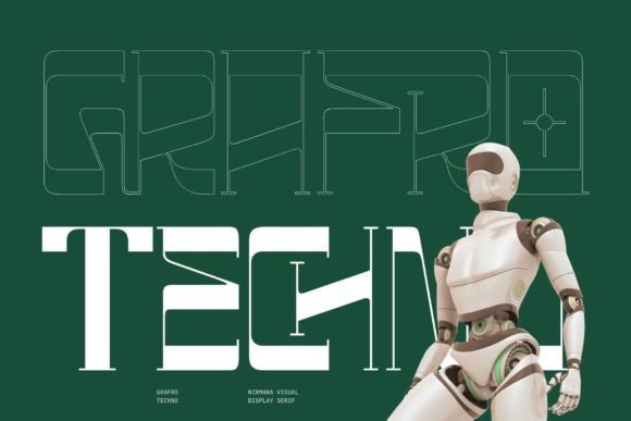 Grafro Techno: A Display Font That Cuts Through the Feed