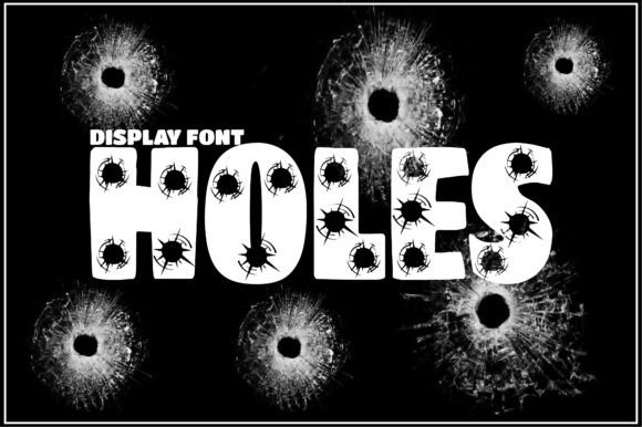 Holes: A Bold Display Font for Impactful Web Headlines