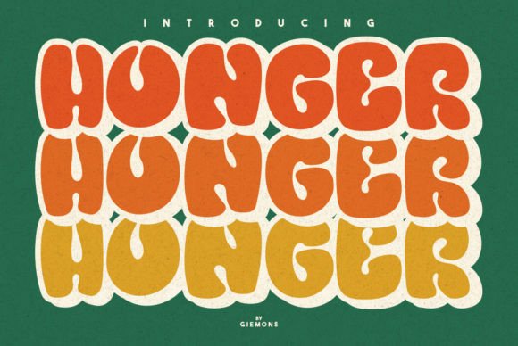 Honger: A Bold Display Font That Builds Brand Trust