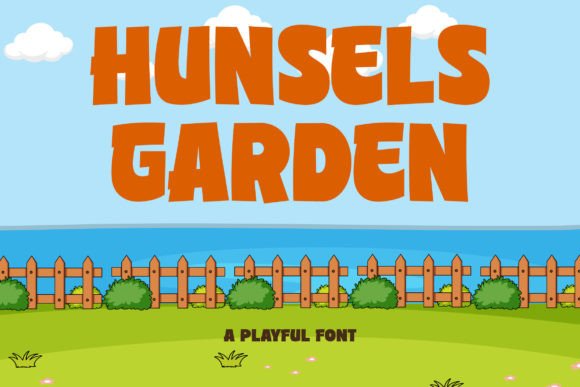 Hunsels Garden: A Playful, Polished Display Font for Small Brands