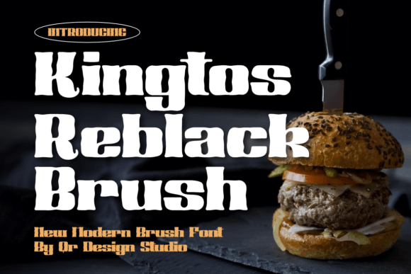 Kingtos Reblack Brush: A Display Font That Anchors Digital Brand Voice