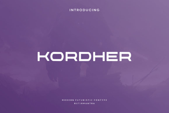 Kordher: A Display Font That Makes Handmade Goods Shine