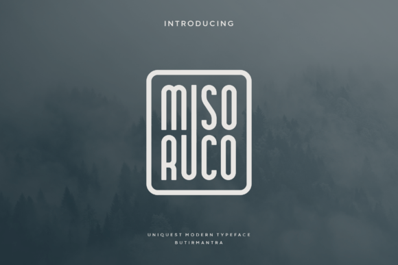 Misoruco: A Display Font That Cuts Through the Feed