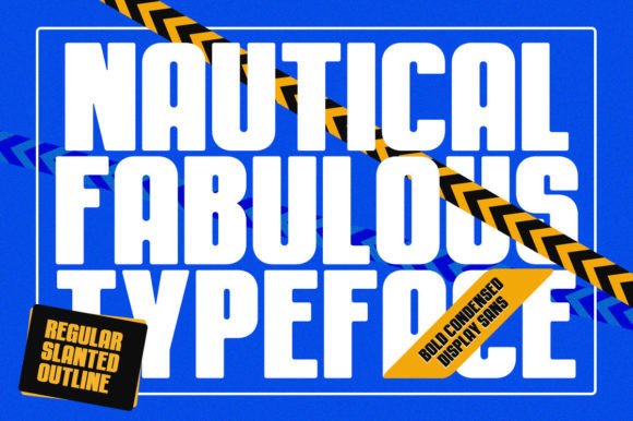 Nautical Fabulous: A Display Font That Anchors Editorial Mood
