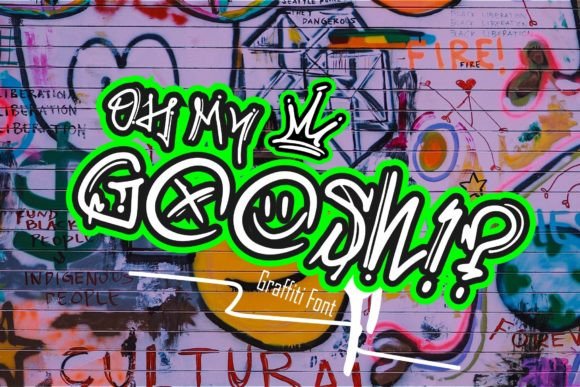 Oh My Goosh: A Bold, Street-Smart Display Font for Small Business Branding