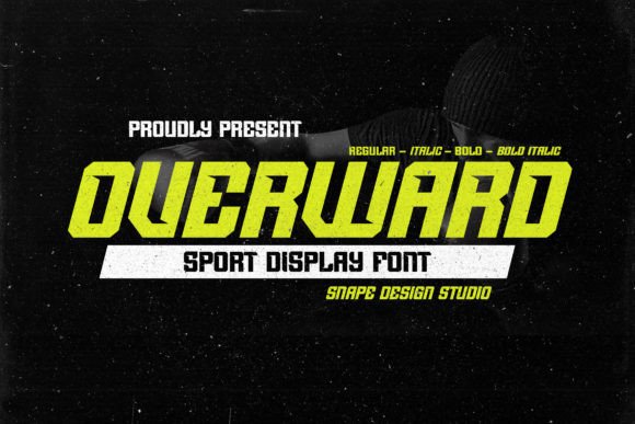 Overward: A Display Font That Moves With Your Content