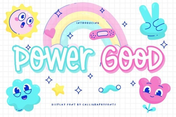 Power Good: A Playful Handwritten Display Font for Digital Brands