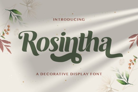 Roshinta: A Playful Yet Polished Display Font for Small Business Branding