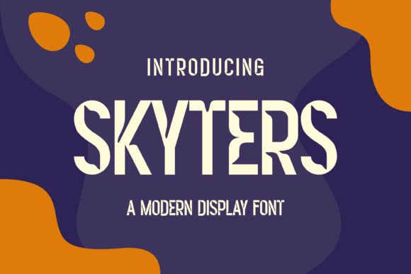Skyters Skreat: A Bold Display Font for Digital Branding