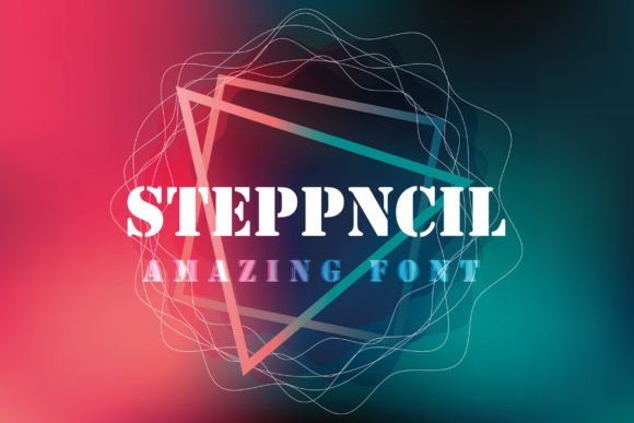 Steppncil: A Playful Handwritten Display Font for Digital Brands