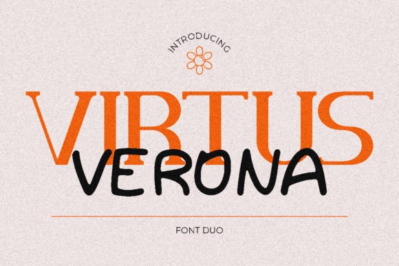 Virtus Verona: A Display Font That Elevates Real Digital Layouts