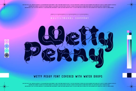 Wetty Penny: A Display Font with Playful Heart