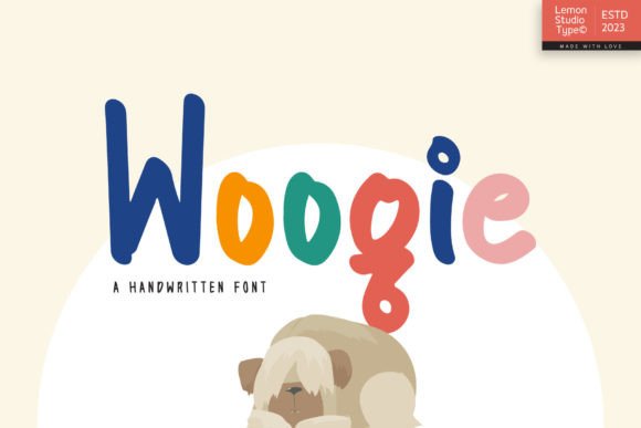 Woogie: A Handwritten Display Font That Feels Like a Warm Welcome