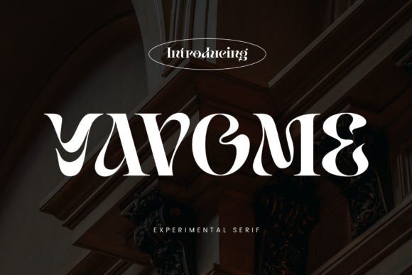 Yavome: A Display Font That Makes Your Headlines Move